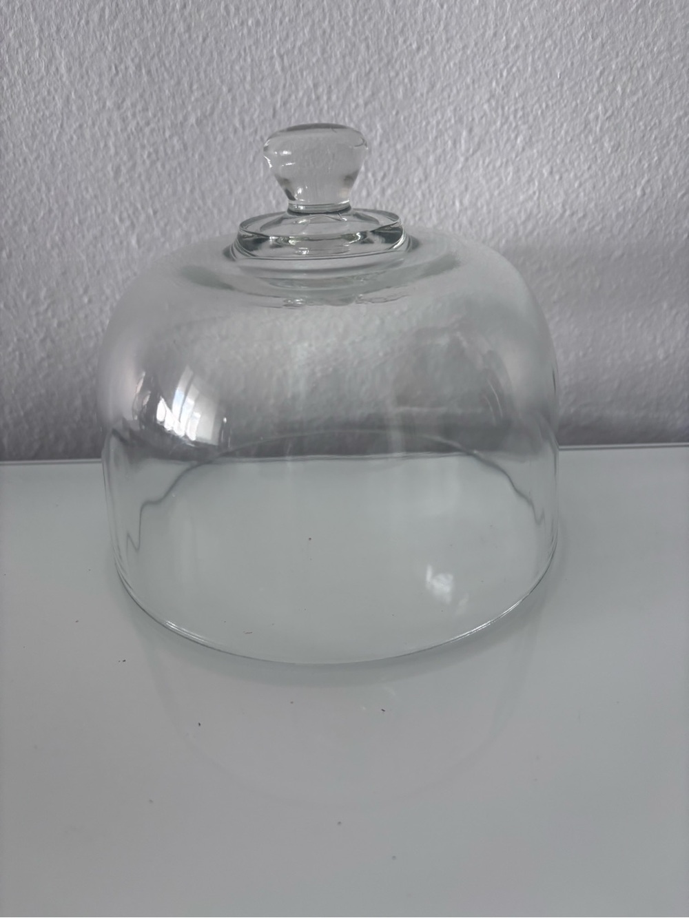 Vintage Cheese Ball Dome Glass Top 6.5” Or Cloche charcuterie board Cupcake Dome